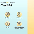 California Gold Nutrition, Vitamin D3, 125 mcg (5,000 IU), 90 Fish Gelatin Softgels