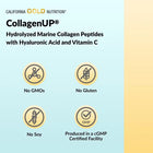 California Gold Nutrition, CollagenUP®, Hydrolyzed Marine Collagen Peptides with Hyaluronic Acid and Vitamin C, Unflavored, 7.26 oz (206 g)