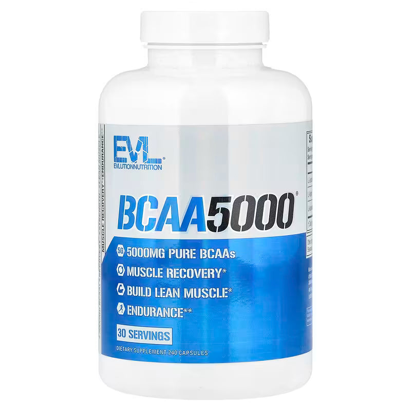 EVLution Nutrition, BCAA5000®, 240 Capsules